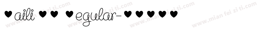 Kaili FY Regular字体转换